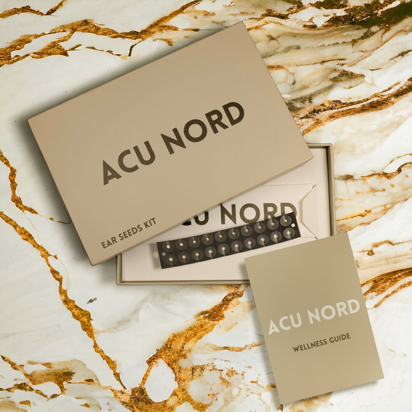 Akupressurfrön i 24K Guld - Startkit